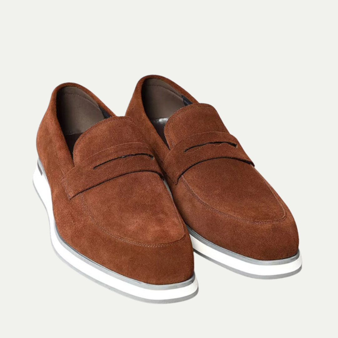 Soft® Suede Penny Loafers Black