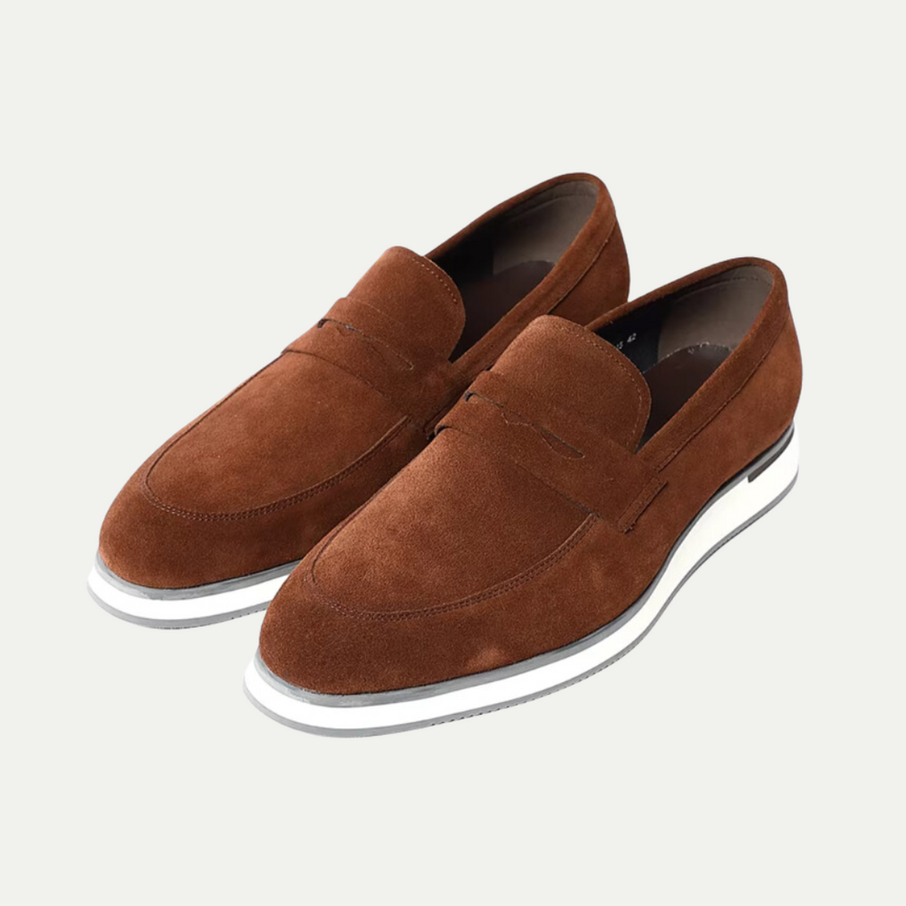 Soft® Suede Penny Loafers Black