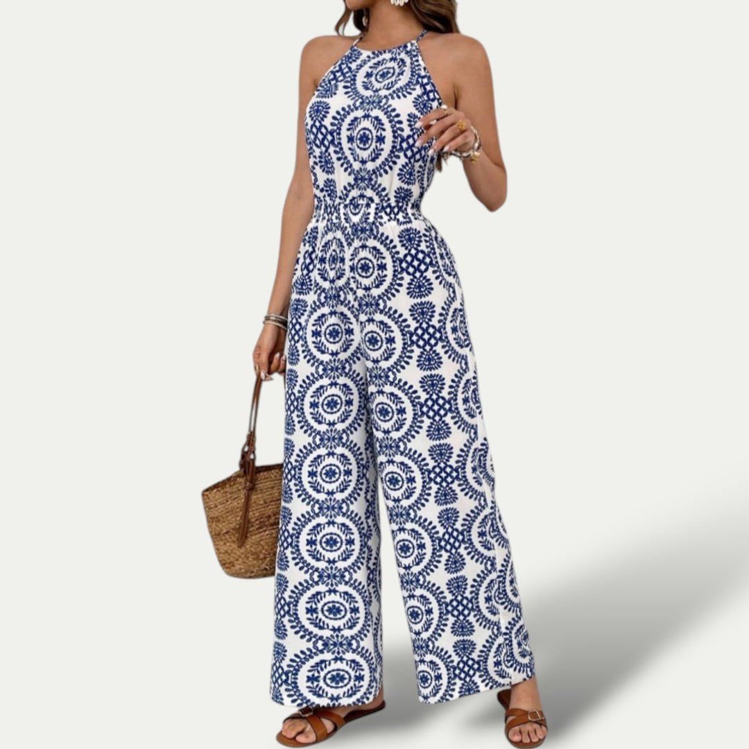 Chic Leopard Print Jumpsuit for Effortless Summer Style