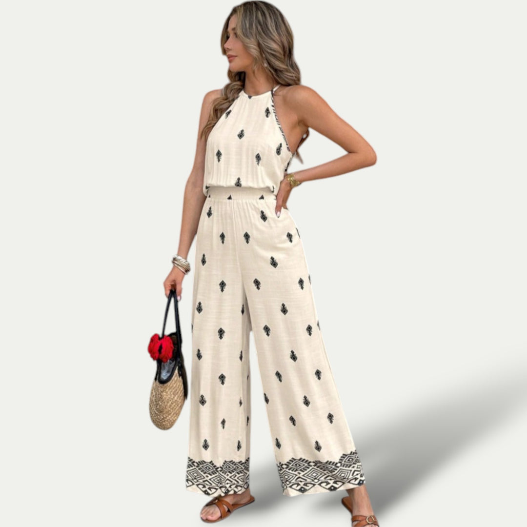 Chic Leopard Print Jumpsuit for Effortless Summer Style