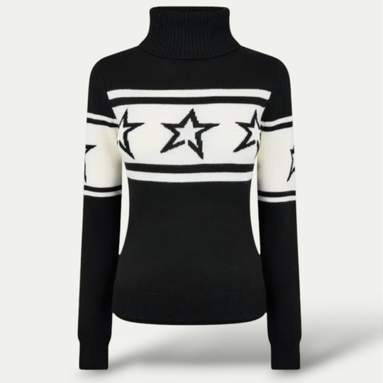 Women's Knit Turtleneck Sweater – Warm, Soft, Winter Essential