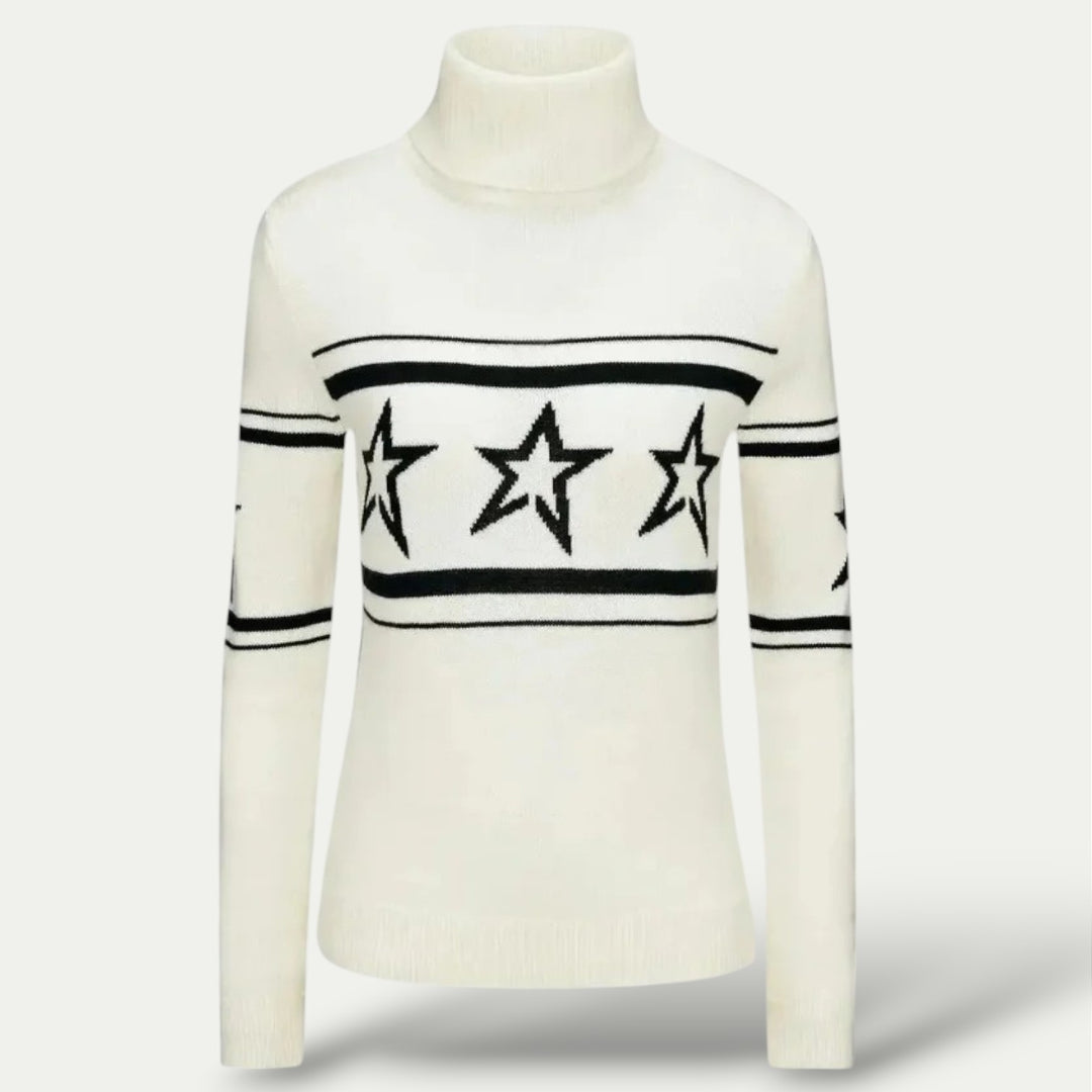 Women's Knit Turtleneck Sweater – Warm, Soft, Winter Essential