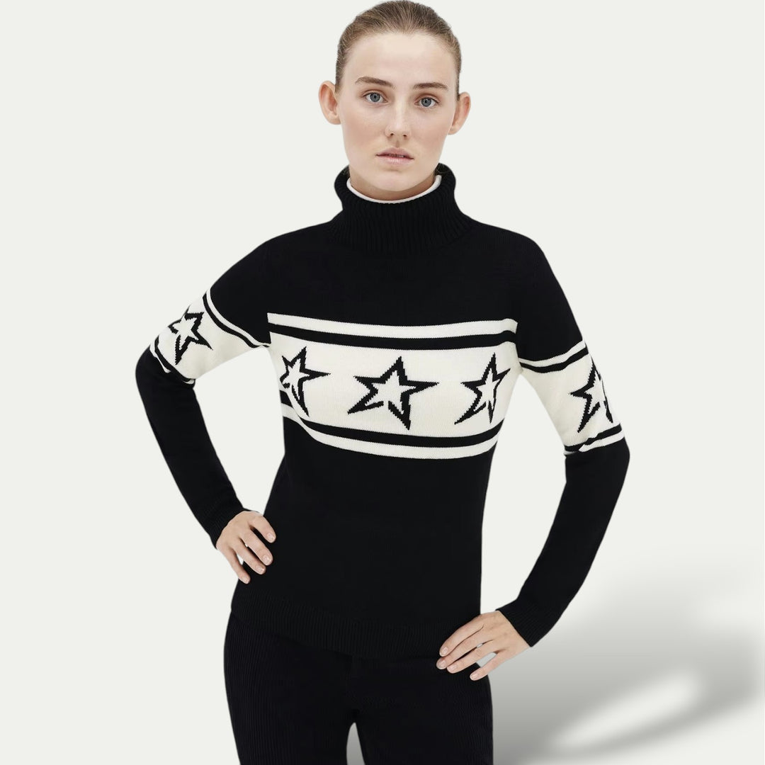 Women's Knit Turtleneck Sweater – Warm, Soft, Winter Essential