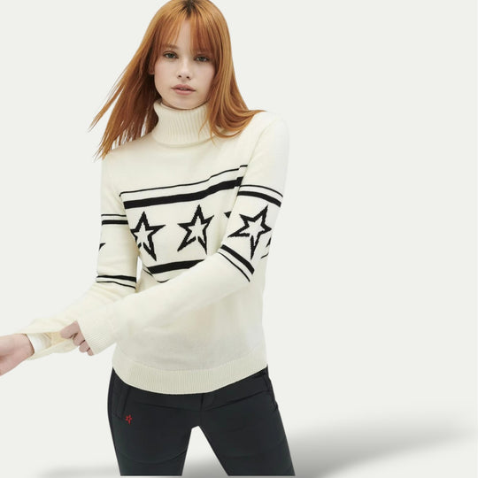 Women's Knit Turtleneck Sweater – Warm, Soft, Winter Essential