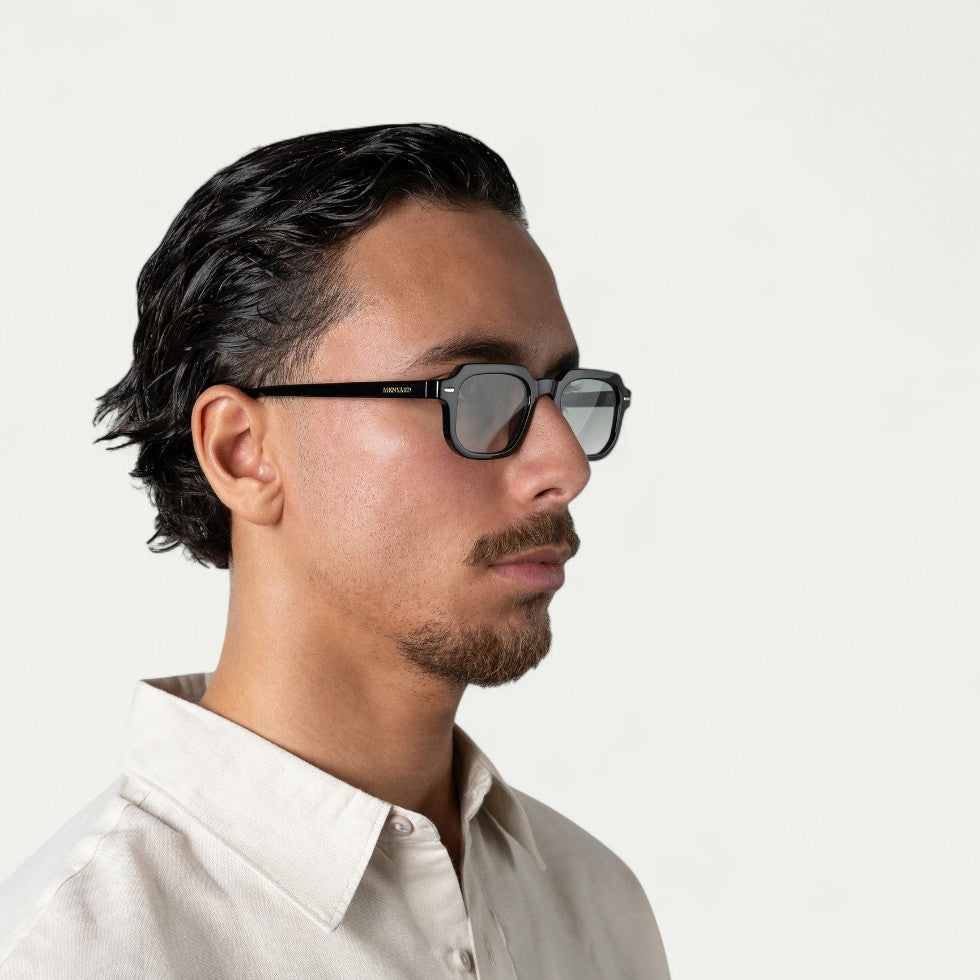 Rectangular Frame Sunglasses for Men Classic UV Protection