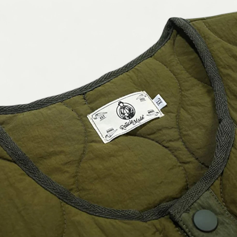 Quilted Utility Gilet for Lightweight Layering