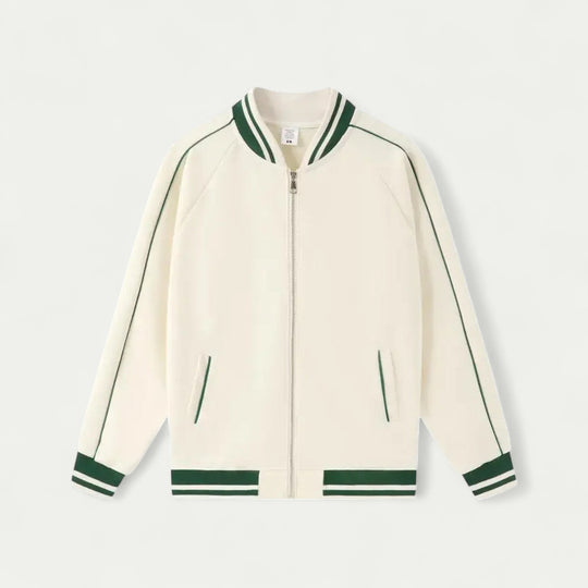 Randimo | Men Old Money Baseball Jacket Loose Fit Cotton Bomber