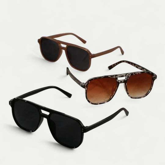Aviator Style Gradient Lens Sunglasses for Everyday Wear
