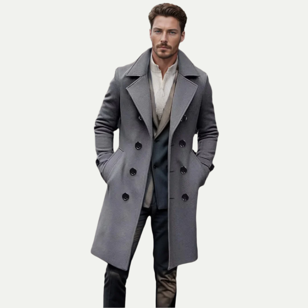 Randimo | Premium Merino Wool® Italian Long Trench Coat by Massimo