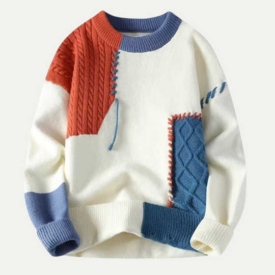 Randimo | Premium Merino Wool® Autumn & Winter Patchwork Sweater