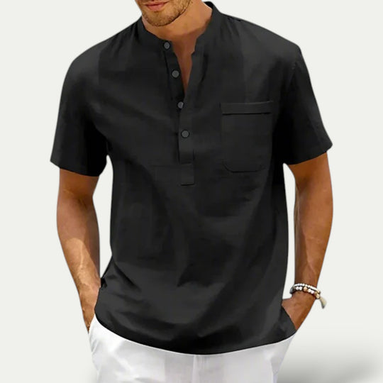 Randimo | Mens Pure Linen Breathable Shirt