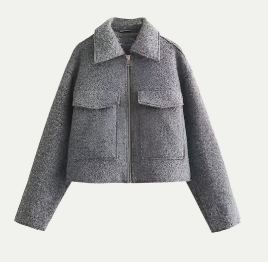 Randimo | Tweed Bomber Jacket