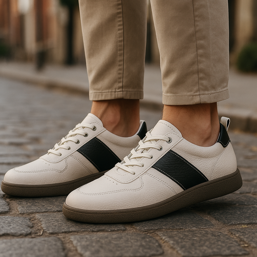 Men Leather Orthopedic Muller Sneakers