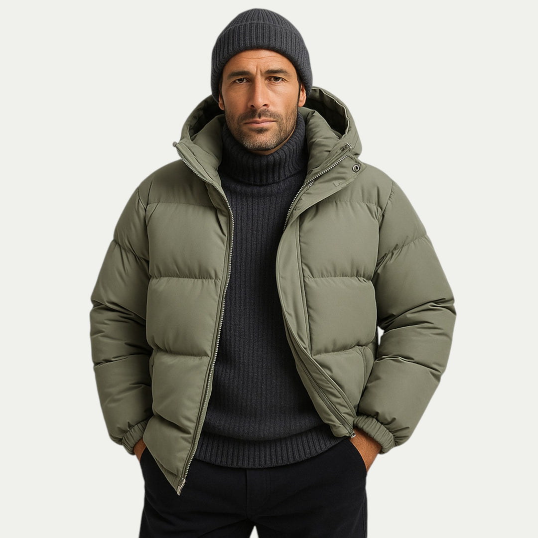 Randimo | Unisex Waterproof Down Hooded Puffer Winter Fit Parka Jacket