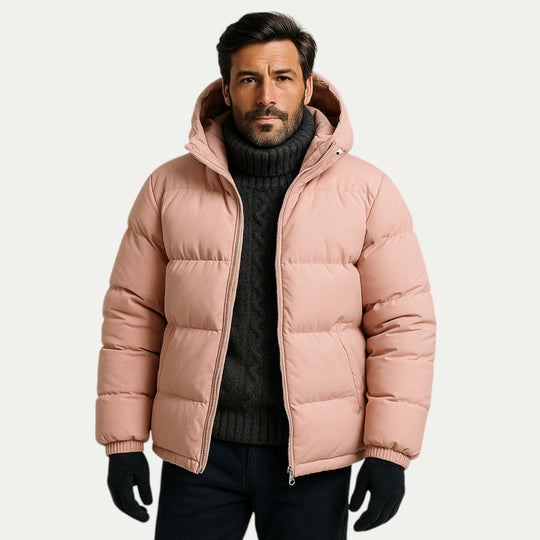 Unisex Waterproof Down Hooded Puffer Winter Fit Parka Jacket