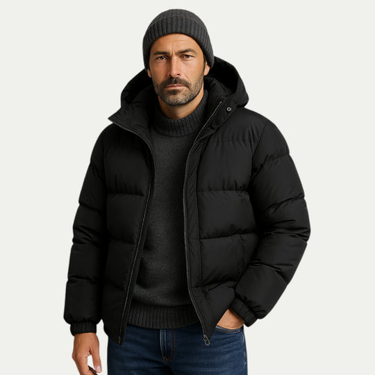 Randimo | Mens Hooded Water Repellent Down Puffer Parka Jacket