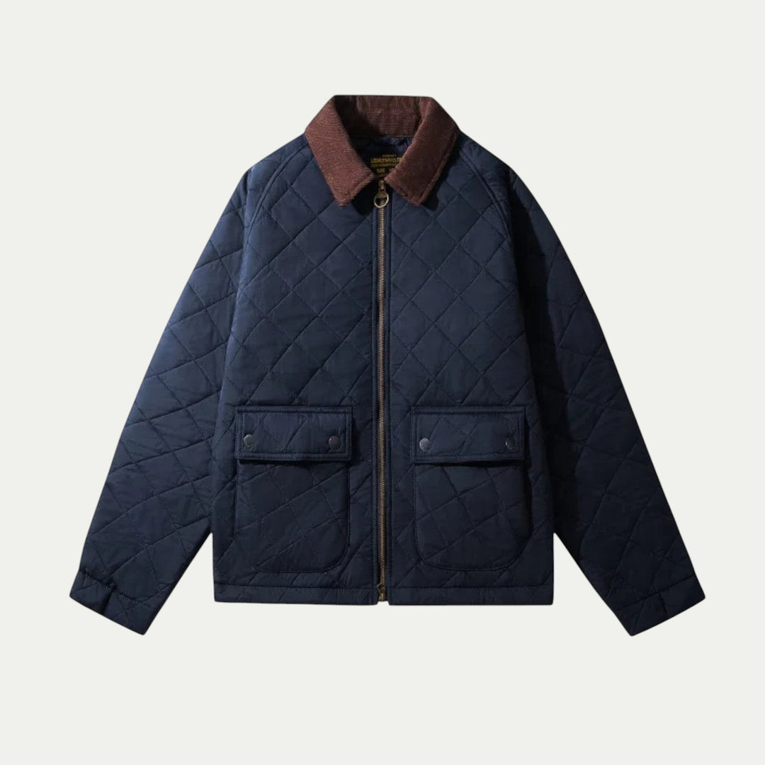Randimo | Men Quilted Corduroy Military Jacket Windproof Bomber