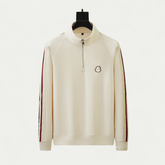Men Cotton Casual Tracksuit Zip Up Set