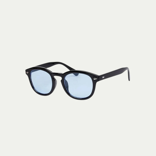 Randimo | Unisex Old Money Retro Tinted UV Sunglasses Black Frame