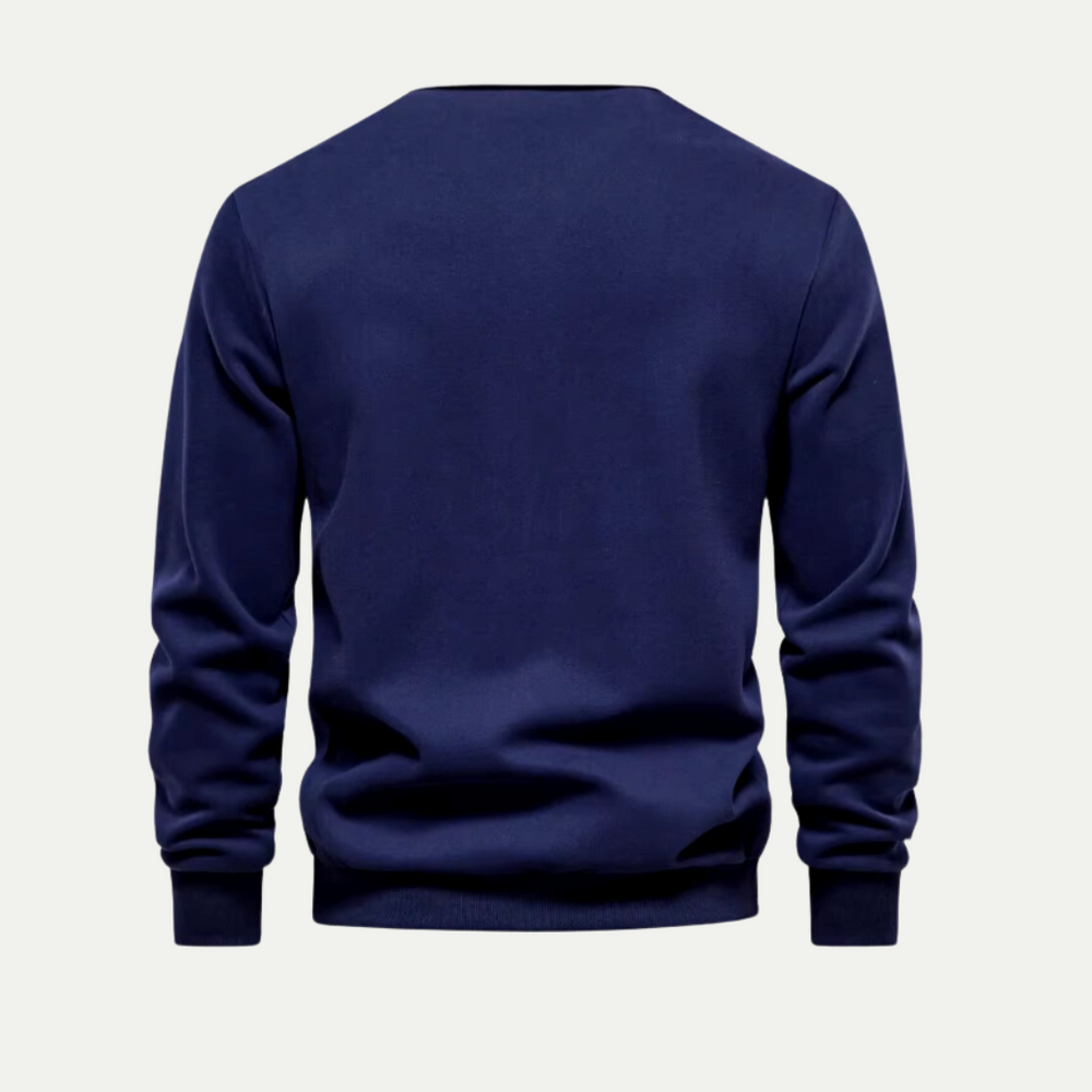 Randimo | Luxe Polo Neck Sweatshirt for Men – Premium Softness & Stylish Comfort