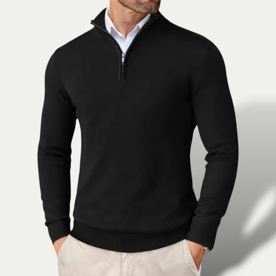 Randimo | Men's Luxury Business Premium  Cashmere Half Zip Sweater