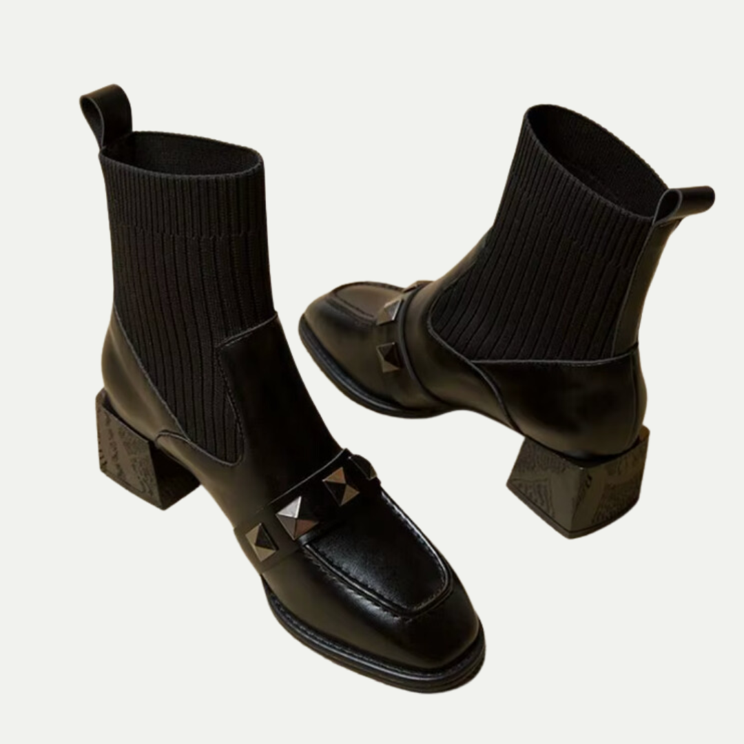 Randimo | Luxe Elastic Sock Ankle Boots