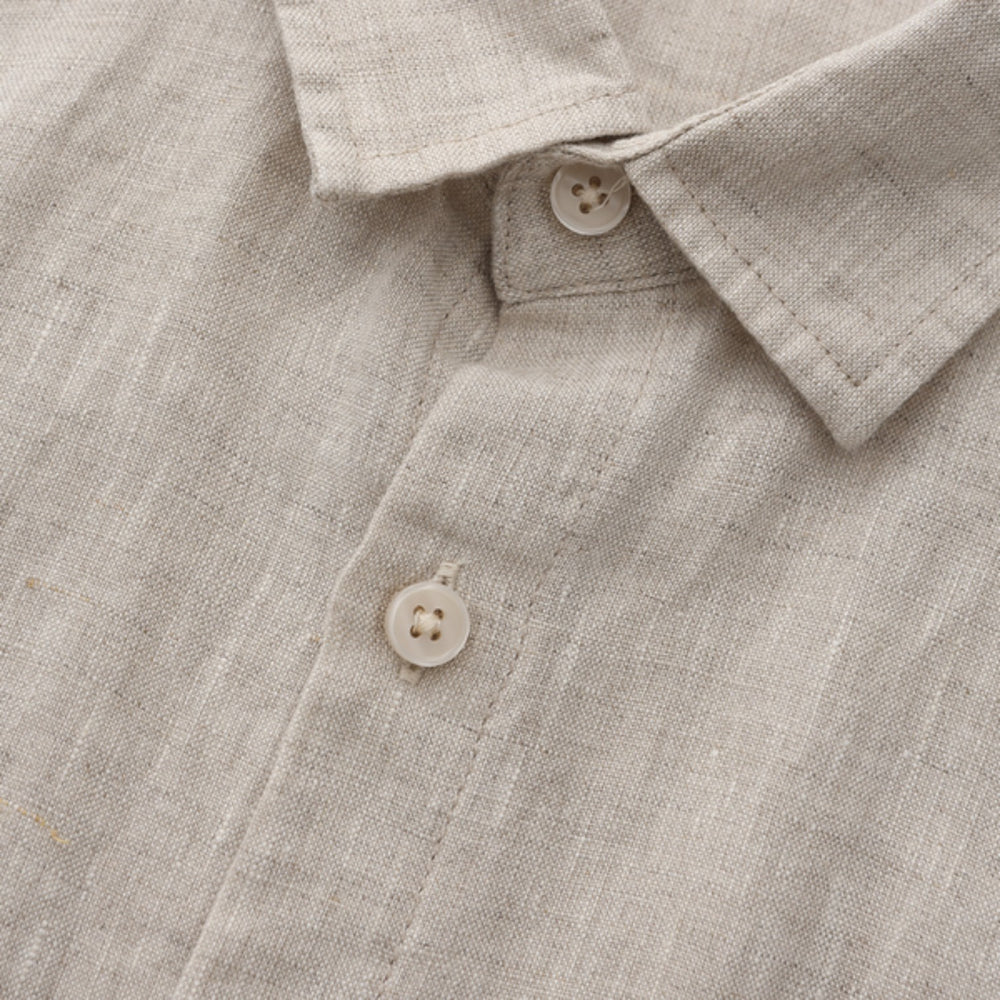 Randimo | Men Linen Shirt Lightweight Breathable Summer Wear