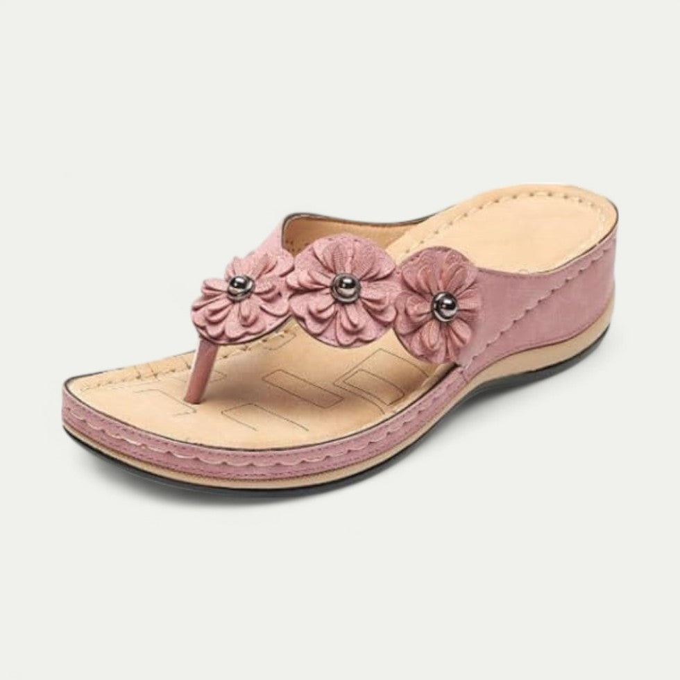 Orthopedic Wedge Toe Post Sandals for Everyday Comfort