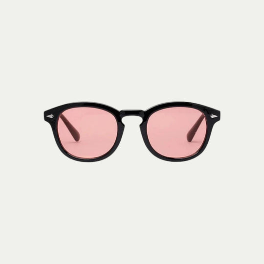 Randimo | Unisex Old Money Retro Tinted UV Sunglasses Black Frame