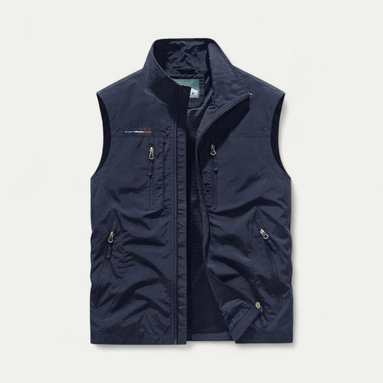 Lightweight Utility Gilet with Zip Pockets for Outdoor Wear