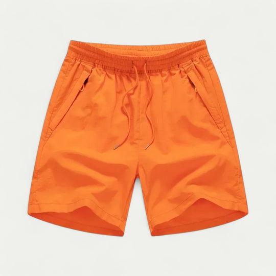 Lightweight Swim Shorts with Elastic Waist and Pockets