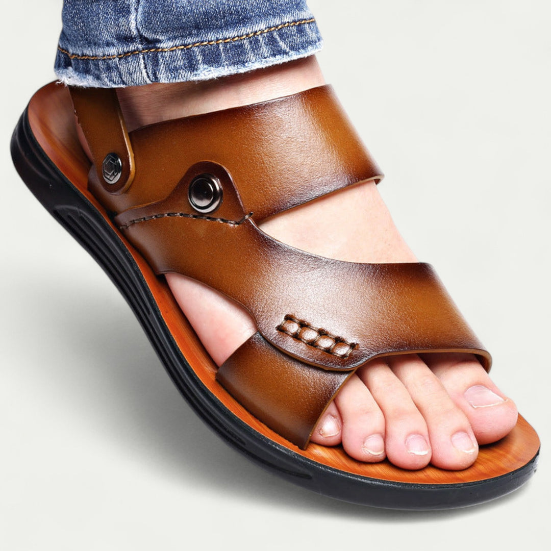 Women  Leather Comfortable Lightweight Sandals