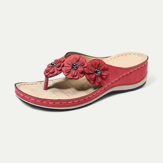 Orthopedic Wedge Toe Post Sandals for Everyday Comfort