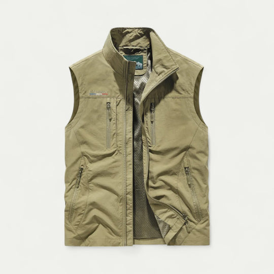 Lightweight Utility Gilet with Zip Pockets for Outdoor Wear