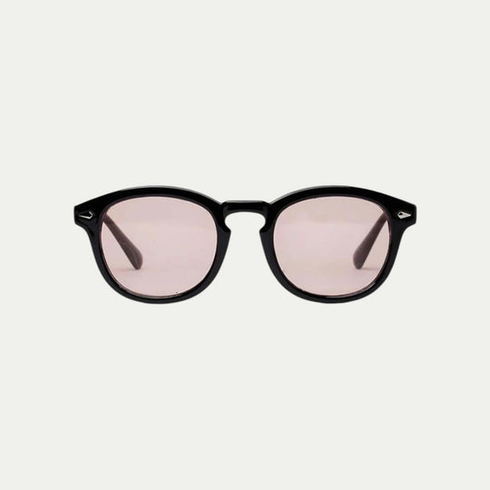 Randimo | Unisex Old Money Retro Tinted UV Sunglasses Black Frame