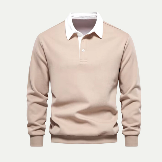 Randimo | Luxe Polo Neck Sweatshirt for Men – Premium Softness & Stylish Comfort