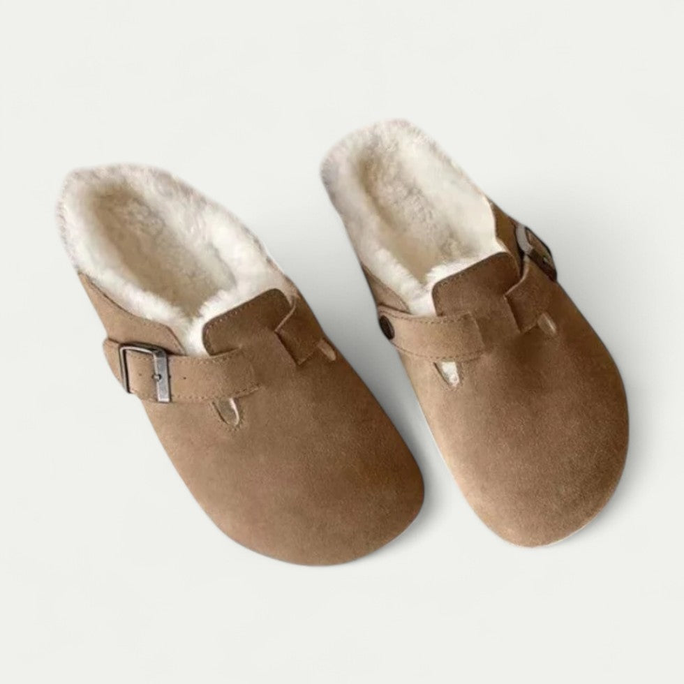 Orthopedic Slip On Clogs with Adjustable Buckle Strap