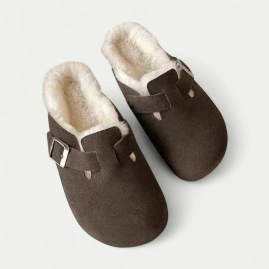 Orthopedic Slip On Clogs with Adjustable Buckle Strap