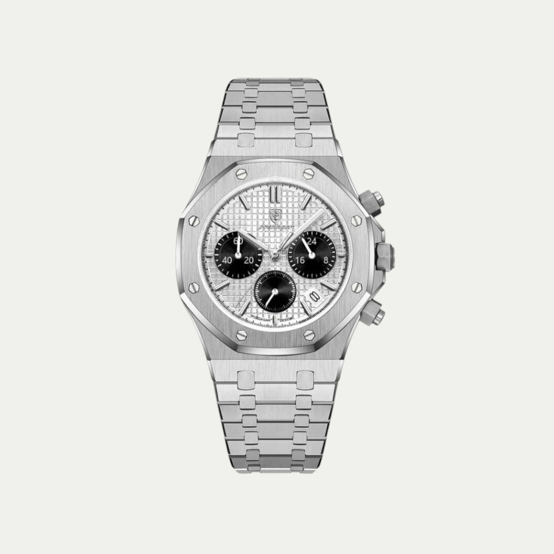 Men Athens Chronograph Stainless Steel Watch