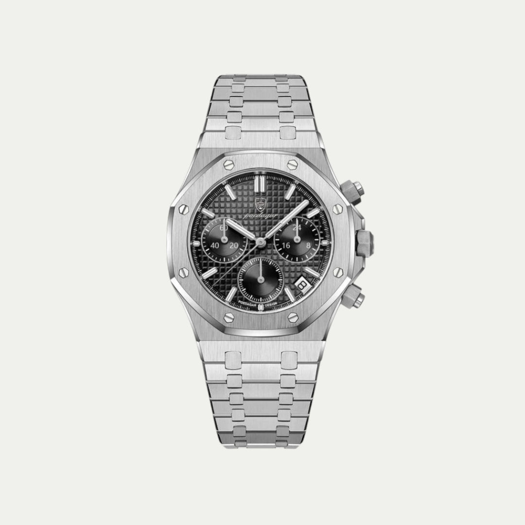 Men Athens Chronograph Stainless Steel Watch