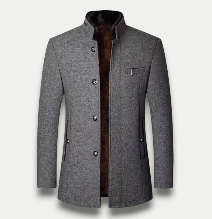 Randimo | Men's Business Premium Cashmere  Trench Coat Jacket