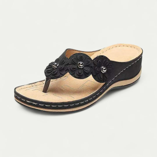 Orthopedic Wedge Toe Post Sandals for Everyday Comfort