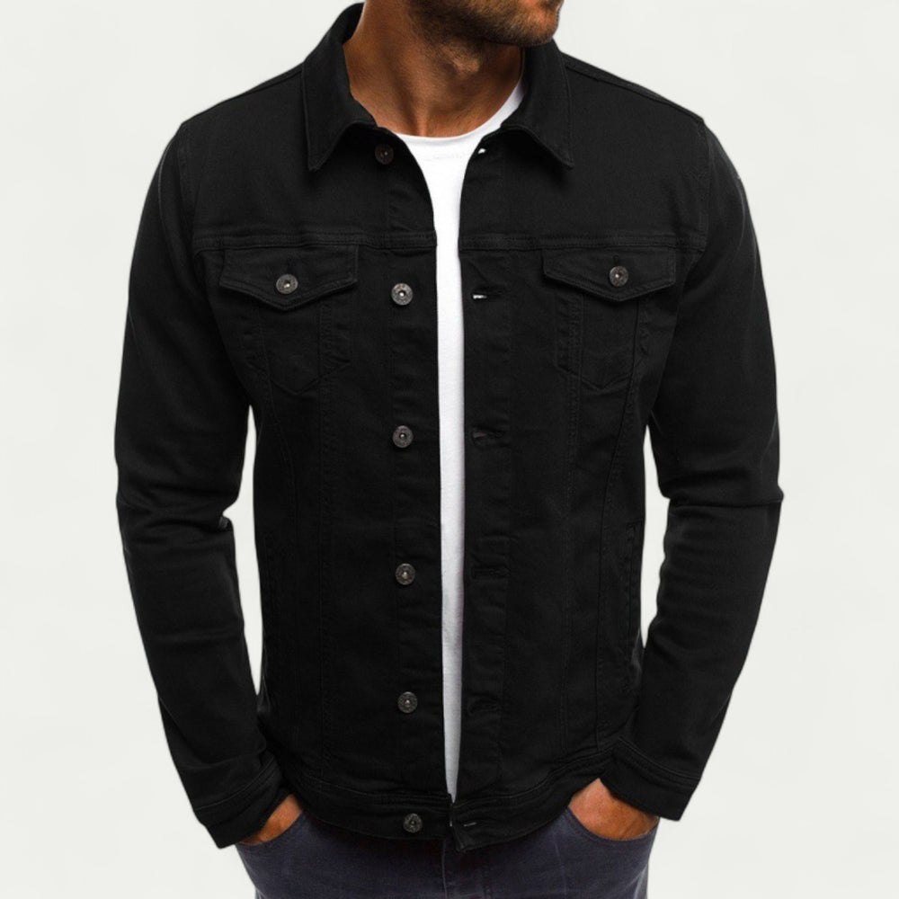 Mens Lightweight comfortable summer denim jacket