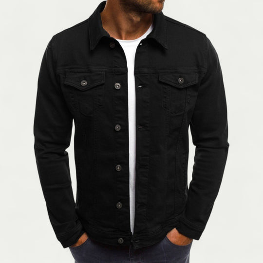 Mens Lightweight comfortable summer denim jacket