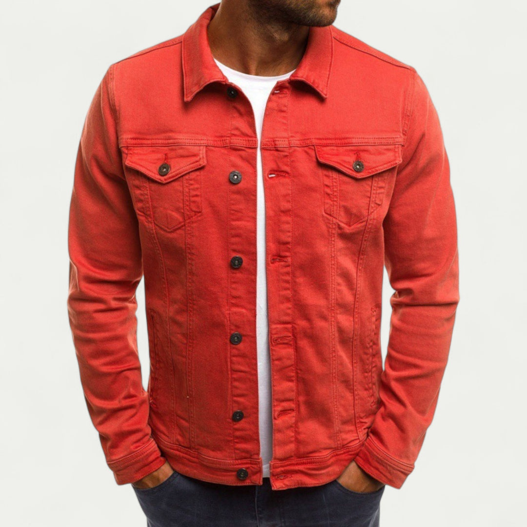 Mens Lightweight comfortable summer denim jacket