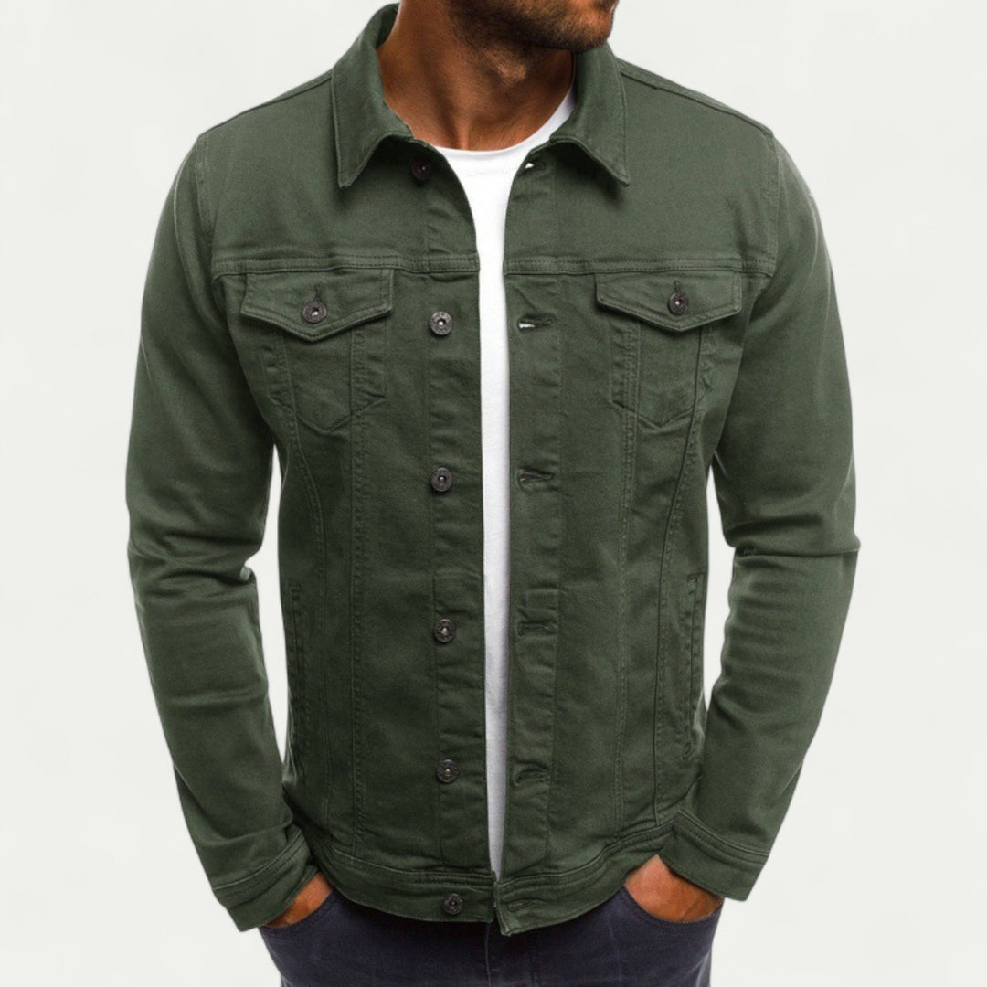 Mens Lightweight comfortable summer denim jacket