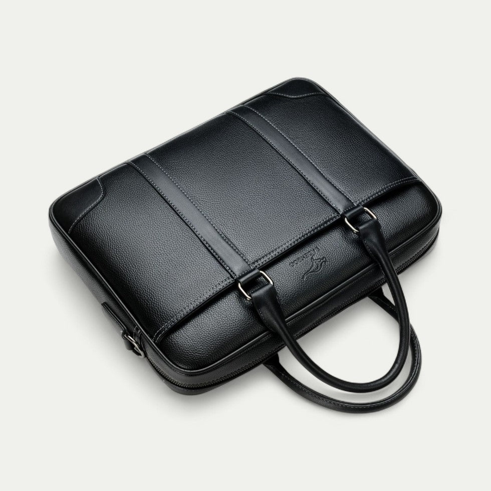 Leather Briefcase for Men Business Hand Bag