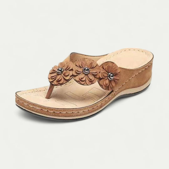 Orthopedic Wedge Toe Post Sandals for Everyday Comfort