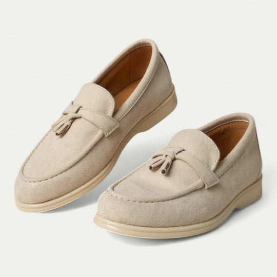 Suede Loafers for Men with Comfort Sole