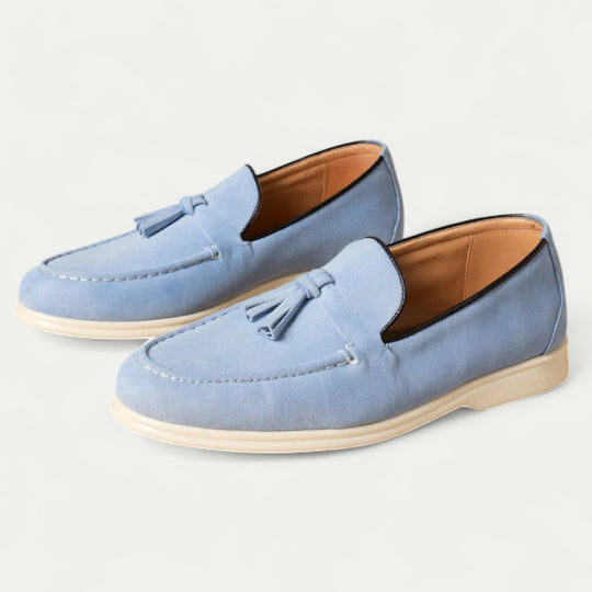 Suede Loafers for Men with Comfort Sole